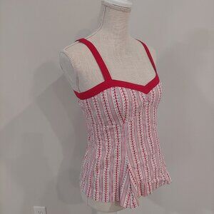 Anthropologie Viola Thumbelina Corset Top